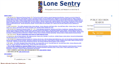 Desktop Screenshot of lonesentry.com